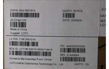 Lenovo 5N21M37910 NB_KYB 4C4TT50B-BK-SRX-ARA