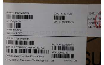 Lenovo 5N21M37922 NB_KYB 4C4TT50B-BK-SRX-SPA