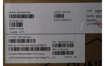 Lenovo 5N21M37954 NB_KYB 4C4TT50B-BK-SRX-SLV