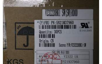 Lenovo 5N21M37960 NB_KYB 4C4TT50B-BK-SRX-SWS