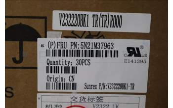 Lenovo 5N21M37963 NB_KYB 4C4TT50B-BK-SRX-TUR