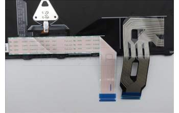 Lenovo 5N21M38308 Keyboard Internal, Belgian, Black, Backlight, UK