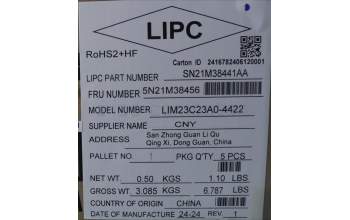 Lenovo 5N21M38456 NB_KYB 4C4TT50N-BK-CHY-ARA