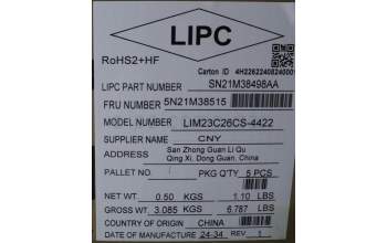 Lenovo 5N21M38515 NB_KYB 4C4TT50N-BK-CHY-CZE/SLK