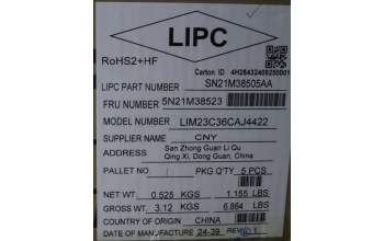 Lenovo 5N21M38523 NB_KYB 4C4TT50B-BK-CHY-CSA