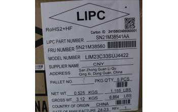 Lenovo 5N21M38560 NB_KYB 4C4TT50B-BK-CHY-RUS