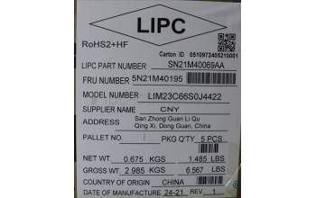 Lenovo 5N21M40195 NB_KYB 4C6TT50B-BK-CHY-SWE/FIN