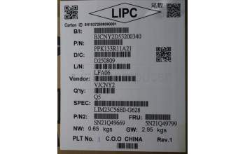 Lenovo 5N21Q49799 NB_KYB 5C6TT5SN-BK-CHY-SPA