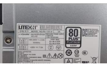 Lenovo 5P51D77220 PWR_SUPPLY FRU,150W 92% PSU for MINI5