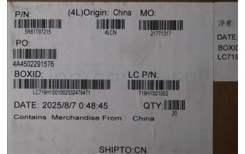 Lenovo 5R61T97215 MPV60_MB_WWAN_RUBBER