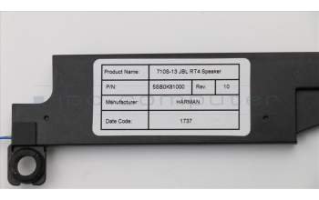 Lenovo SPEAKERINT 710S-13 JBL RT4 Speaker para Lenovo IdeaPad 710S-13ISK (80SW)