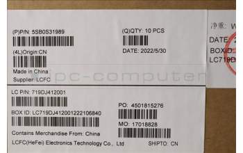 Lenovo 5SB0S31989 Speaker L 21EK (R+L)