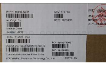 Lenovo 5SB0S32024 SPEAKERINT Speaker L82YQ L+R