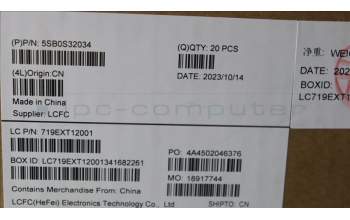 Lenovo 5SB0S32034 SPEAKERINT SPEAKER L 83EF (L+R)