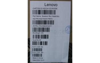 Lenovo 5SB0S32071 SPEAKERINT Speaker_H 83J0