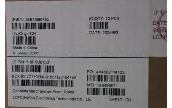 Lenovo 5SB1M85785 SPEAKERINT CS24 SPK,P16s,3209T30E,LS