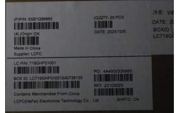 Lenovo 5SB1Q86665 SPEAKERINT FRU SPK E14G7 2412 AW