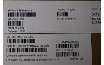 Lenovo 5SB1R65078 SPEAKERINT SPK,X13G6,Stero,3209,YC