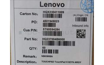 Lenovo 5T60S94284 TOUCHPAD TouchPad H 82YN ARGY