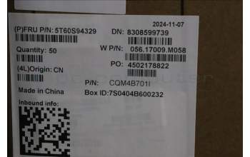 Lenovo 5T60S94329 TOUCHPAD TOUCHPAD W 83J3 SG