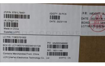 Lenovo 5T61L78451 TOUCHPAD CS23 MD2,FP,JYT