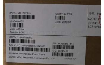 Lenovo 5T61P67215 TOUCHPAD CS22_3+2bCP,GLM,BK,NONFC,SRX,GD