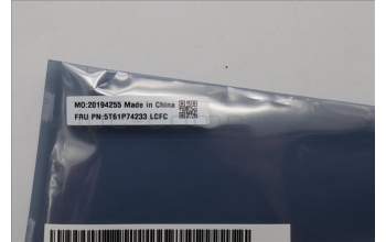 Lenovo 5T61P74233 TOUCHPAD CS21 CP,MLR,BK,NONFC,SRX,EL