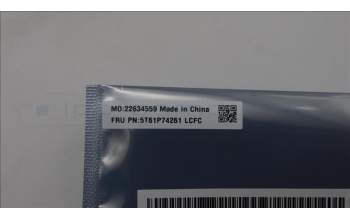 Lenovo 5T61P74261 TOUCHPAD CS25_CP,GLMLR,BK,NFC,TRI,SY