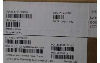 Lenovo 5T61P80896 TOUCHPAD CS24 TMS-2,FP,JYT