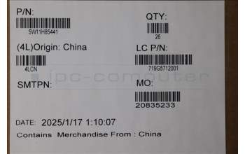 Lenovo 5W11H85441 WIRELESS Wireless,WLAN,INT,BE200 NV