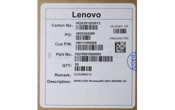 Lenovo 5W11H85508 WIRELESS Wireless,WLAN,FL,8852BE-VD