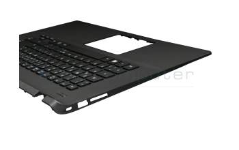 60.MMLN2.010 teclado incl. topcase original Acer DE (alemán) negro/negro