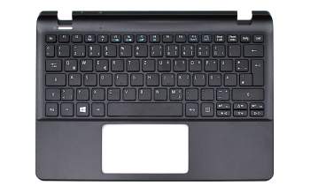 60.VA1N7.011 teclado incl. topcase original Acer DE (alemán) negro/negro