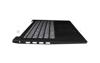 600KCT10 teclado incl. topcase original Lenovo DE (alemán) gris/negro