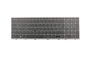 6037B0142104 teclado original HP DE (alemán) negro/canosa con retroiluminacion y mouse-stick