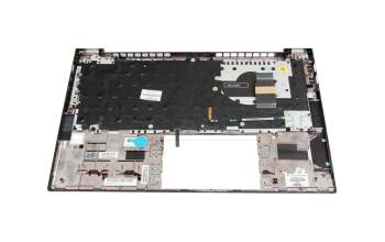 6037B0162004 teclado incl. topcase original HP DE (alemán) negro/plateado con retroiluminacion y mouse stick