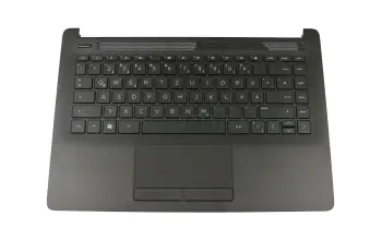 6051B1244001 teclado incl. topcase original HP DE (alemán) negro/negro