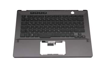 6053B1888201 teclado incl. topcase original Asus DE (alemán) negro/canaso con retroiluminacion