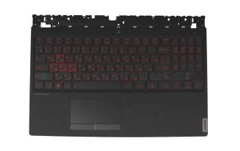 631015100395B teclado incl. topcase original Lenovo RU (ruso) negro/negro con retroiluminacion