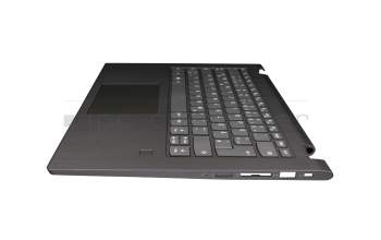 6620329179 teclado incl. topcase original Lenovo DE (alemán) gris/canaso