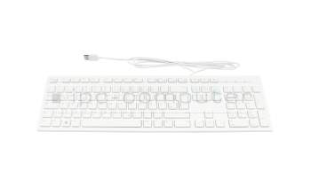 6AJ-0030-A02 teclado original Dell DE (alemán) blanco