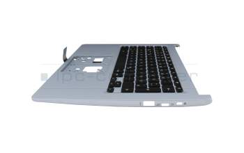 6B.ATHN7.015 teclado incl. topcase original Acer DE (alemán) negro/plateado
