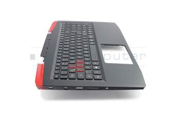 6B.GM1N2.011 teclado incl. topcase original Acer DE (alemán) negro/negro con retroiluminacion