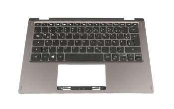 6B.GRMN8.005 teclado incl. topcase original Acer DE (alemán) negro/canaso