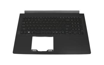 6B.GS1N2.001 teclado incl. topcase original Acer US (Inglés) negro/negro con retroiluminacion