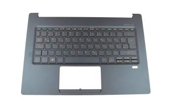 6B.GTMN1.008 teclado incl. topcase original Acer DE (alemán) antracita/antracita con retroiluminacion