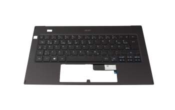 6B.H98N7.011 teclado incl. topcase original Acer DE (alemán) negro/azul/negro con retroiluminacion