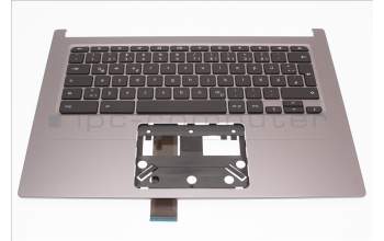 Acer 6B.HAXN7.011 Acer Tastatur beleuchtet deutsch (DE) + Topcase schwarz Chromebook 714 CB714-1W Serie (Original)