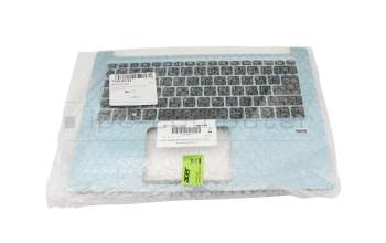 6B.HFEN1.008 teclado incl. topcase original Acer DE (alemán) negro/azul con retroiluminacion