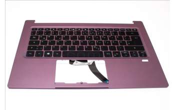 Acer 6B.HSEN2.014 COVER.UPPER.PURPLE/BLACK.W/KB.GERMAN.BL